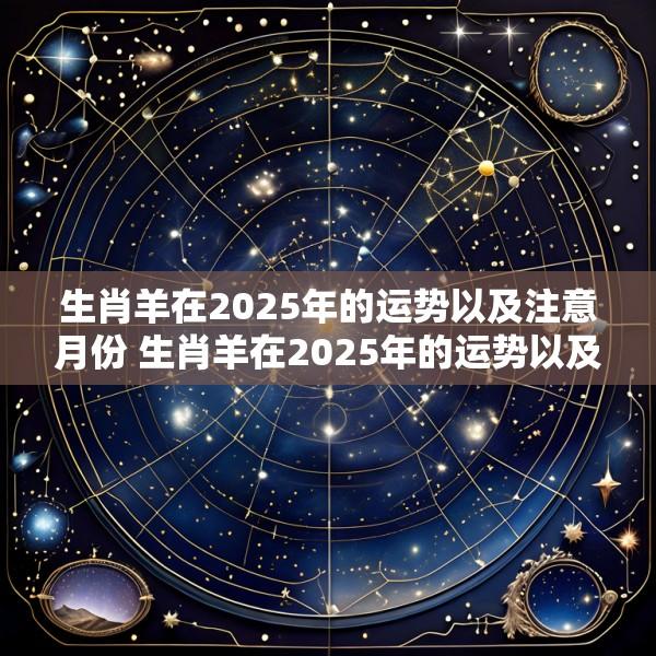 生肖羊在2025年的运势以及注意月份 生肖羊在2025年的运势以及注意月份是什么