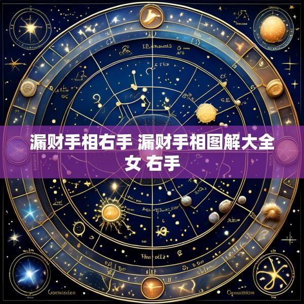 漏财手相右手 漏财手相图解大全女 右手