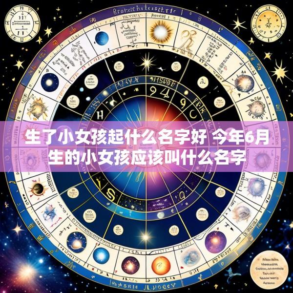 生了小女孩起什么名字好 今年6月生的小女孩应该叫什么名字