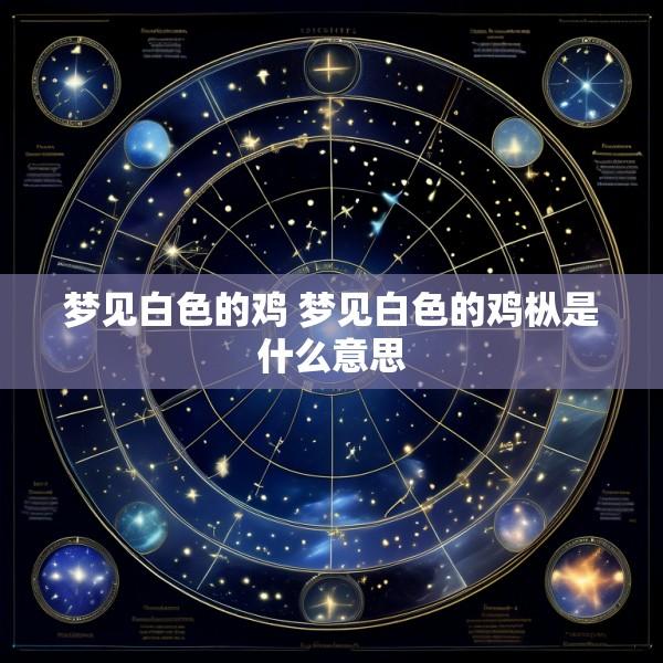 梦见白色的鸡 梦见白色的鸡枞是什么意思