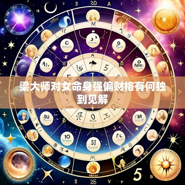 梁大师对女命身强偏财格有何独到见解