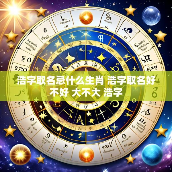 浩字取名忌什么生肖 浩字取名好不好 大不大 浩字
