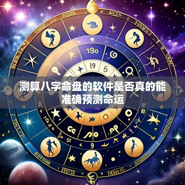 测算八字命盘的软件是否真的能准确预测命运