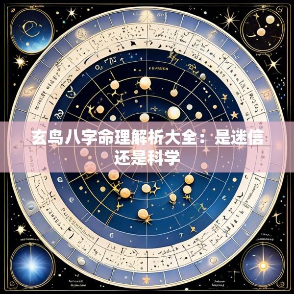 玄鸟八字命理解析大全:是迷信还是科学