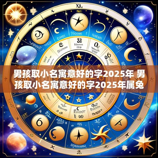 男孩取小名寓意好的字2025年 男孩取小名寓意好的字2025年属兔