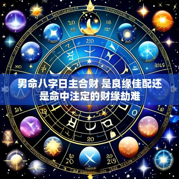 男命八字日主合财 是良缘佳配还是命中注定的财缘劫难