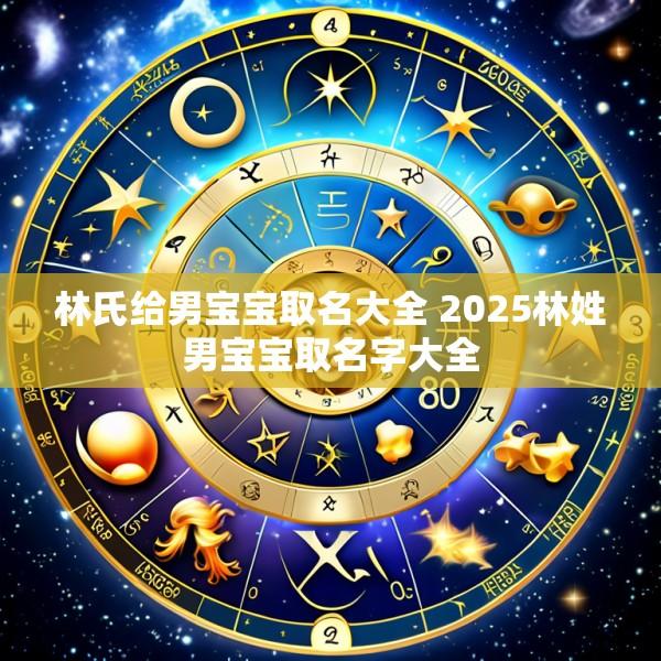 林氏给男宝宝取名大全 2025林姓男宝宝取名字大全