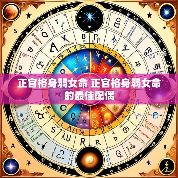 正官格身弱女命 正官格身弱女命的最佳配偶