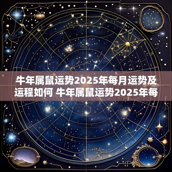 牛年属鼠运势2025年每月运势及运程如何 牛年属鼠运势2025年每月运势及运程如何呢
