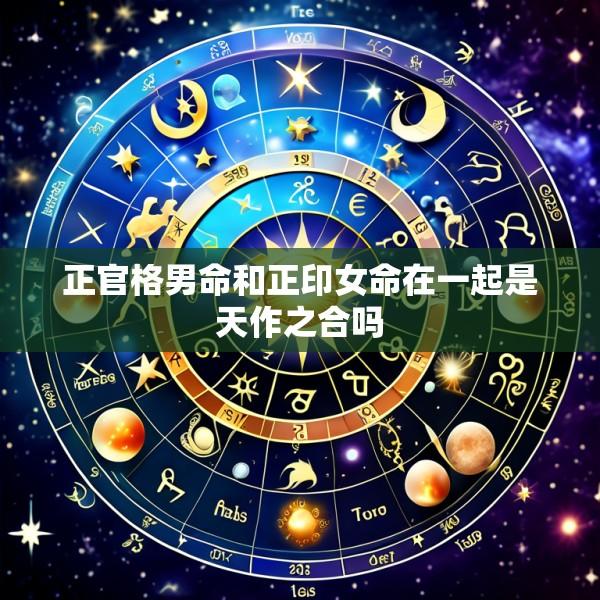 正官格男命和正印女命在一起是天作之合吗