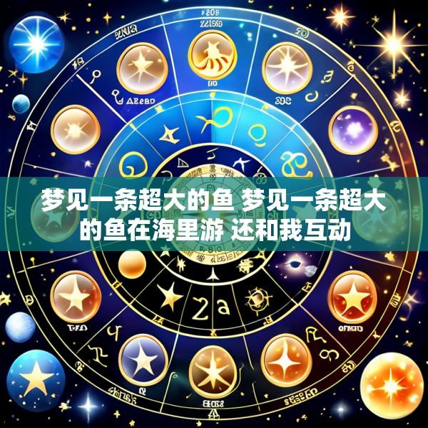 梦见一条超大的鱼 梦见一条超大的鱼在海里游 还和我互动