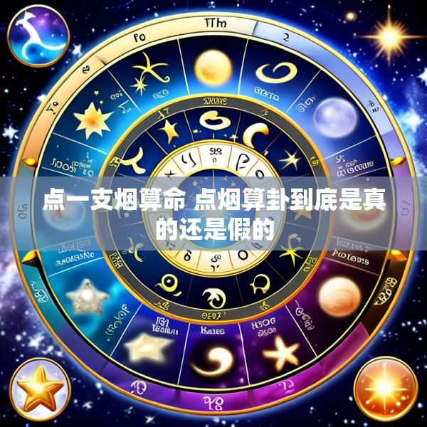 点一支烟算命 点烟算卦到底是真的还是假的