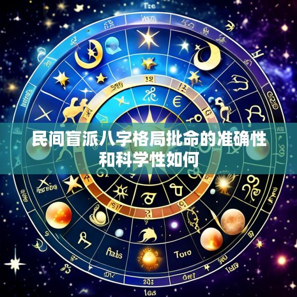 民间盲派八字格局批命的准确性和科学性如何