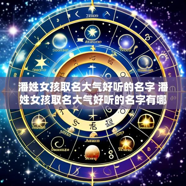 潘姓女孩取名大气好听的名字 潘姓女孩取名大气好听的名字有哪些