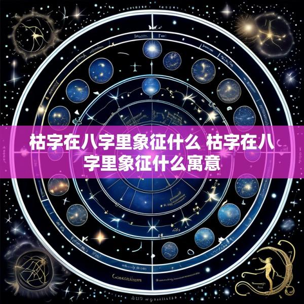 枯字在八字里象征什么 枯字在八字里象征什么寓意