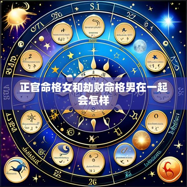 正官命格女和劫财命格男在一起会怎样