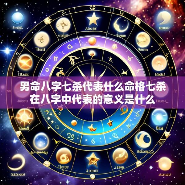 男命八字七杀代表什么命格七杀在八字中代表的意义是什么