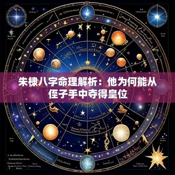 朱棣八字命理解析：他为何能从侄子手中夺得皇位