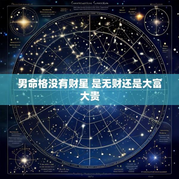 男命格没有财星 是无财还是大富大贵