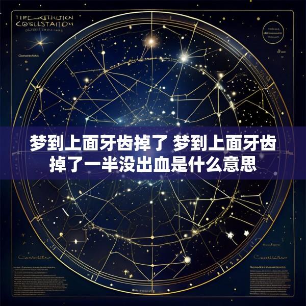 梦到上面牙齿掉了 梦到上面牙齿掉了一半没出血是什么意思