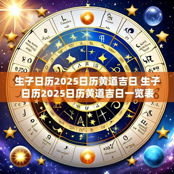 生子日历2025日历黄道吉日 生子日历2025日历黄道吉日一览表