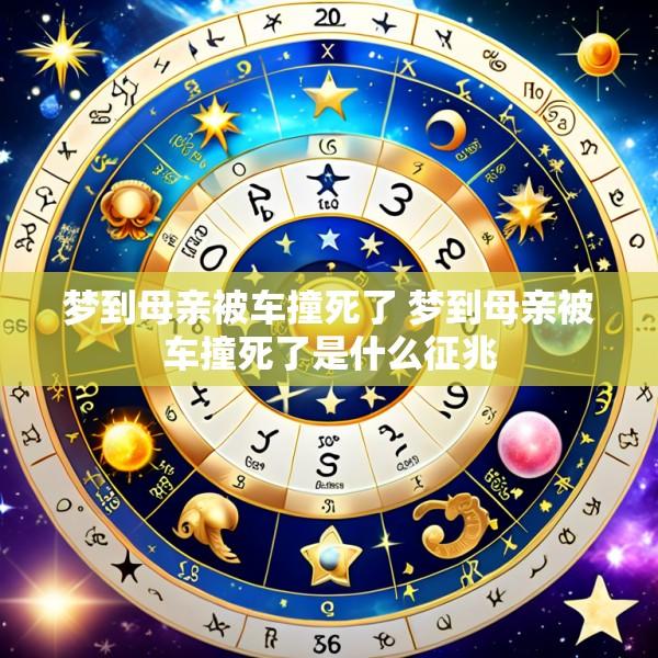 梦到母亲被车撞死了 梦到母亲被车撞死了是什么征兆