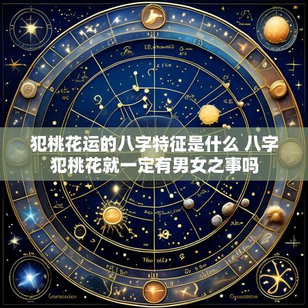 犯桃花运的八字特征是什么 八字犯桃花就一定有男女之事吗
