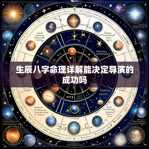 生辰八字命理详解能决定导演的成功吗