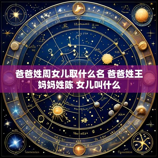 爸爸姓周女儿取什么名 爸爸姓王妈妈姓陈 女儿叫什么