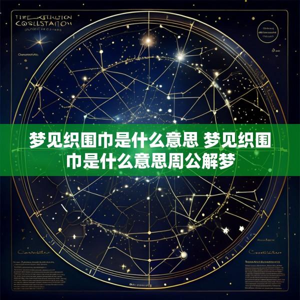 梦见织围巾是什么意思 梦见织围巾是什么意思周公解梦