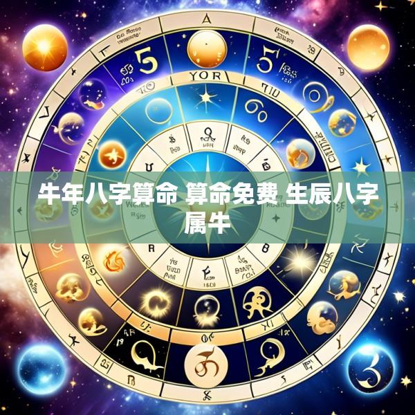 牛年八字算命 算命免费 生辰八字属牛