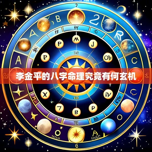 李金平的八字命理究竟有何玄机