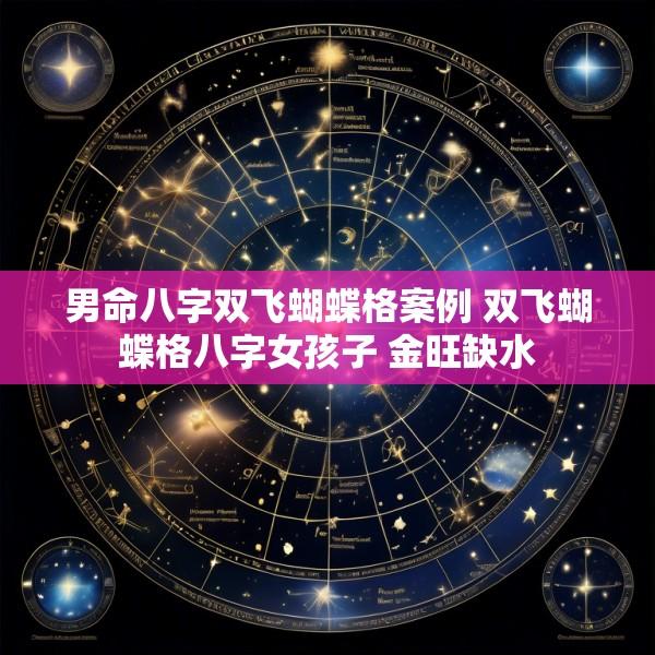男命八字双飞蝴蝶格案例 双飞蝴蝶格八字女孩子 金旺缺水