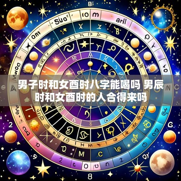 男子时和女酉时八字能喝吗 男辰时和女酉时的人合得来吗