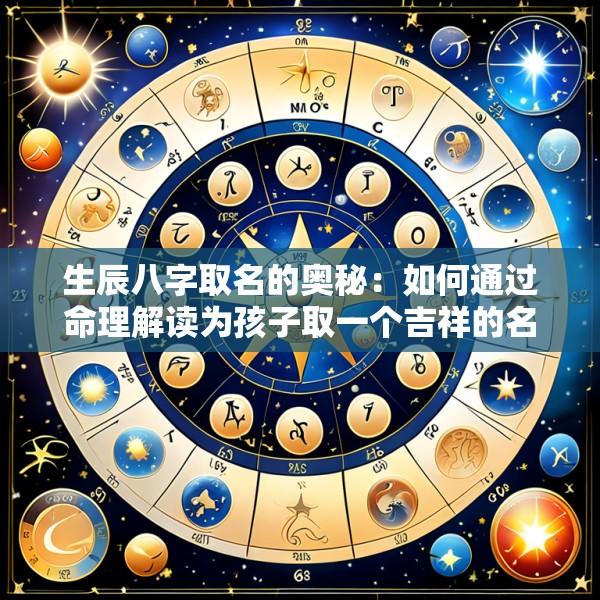 生辰八字取名的奥秘：如何通过命理解读为孩子取一个吉祥的名字
