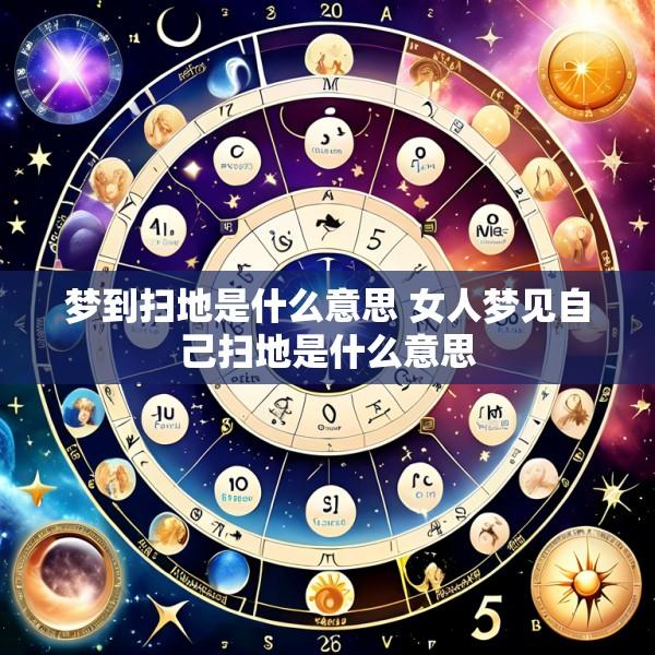 梦到扫地是什么意思 女人梦见自己扫地是什么意思