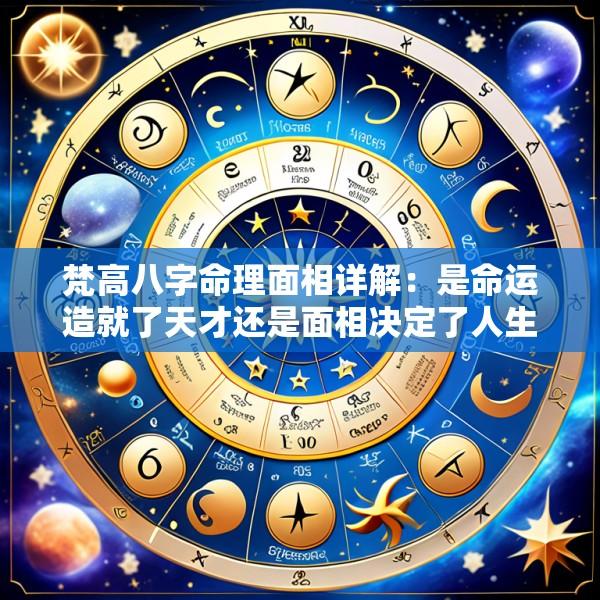 梵高八字命理面相详解：是命运造就了天才还是面相决定了人生