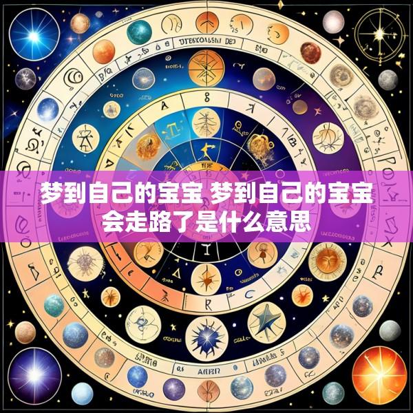 梦到自己的宝宝 梦到自己的宝宝会走路了是什么意思