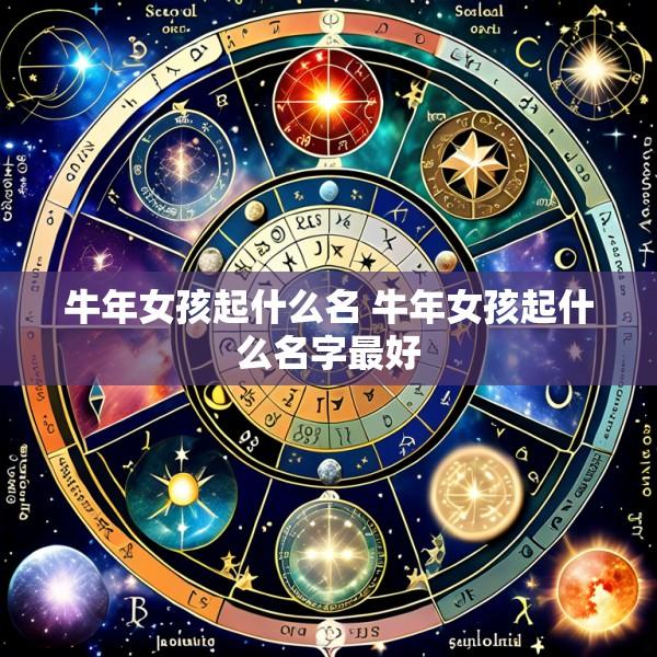 牛年女孩起什么名 牛年女孩起什么名字最好
