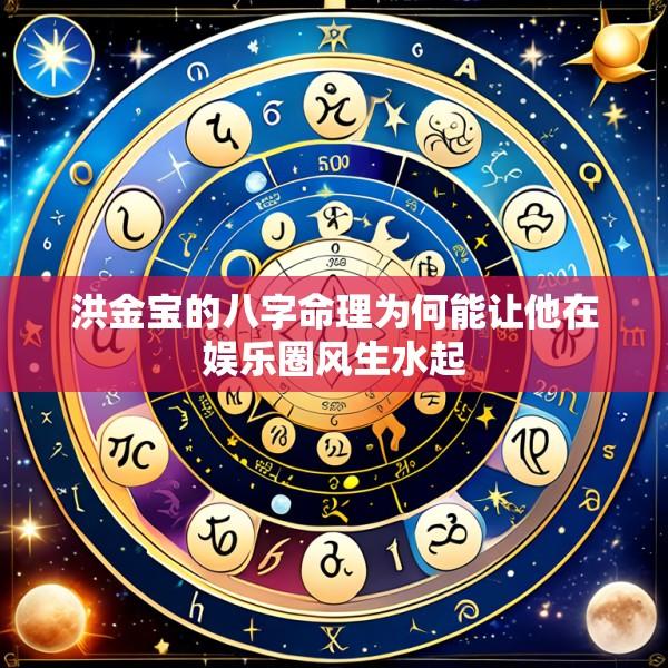 洪金宝的八字命理为何能让他在娱乐圈风生水起
