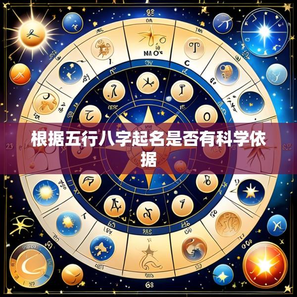 根据五行八字起名是否有科学依据