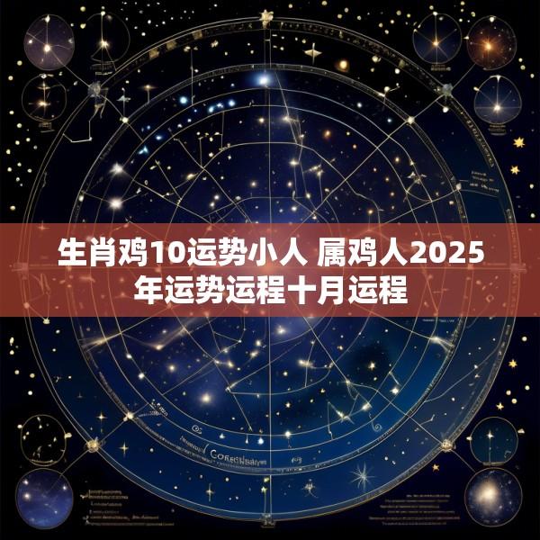 生肖鸡10运势小人 属鸡人2025年运势运程十月运程