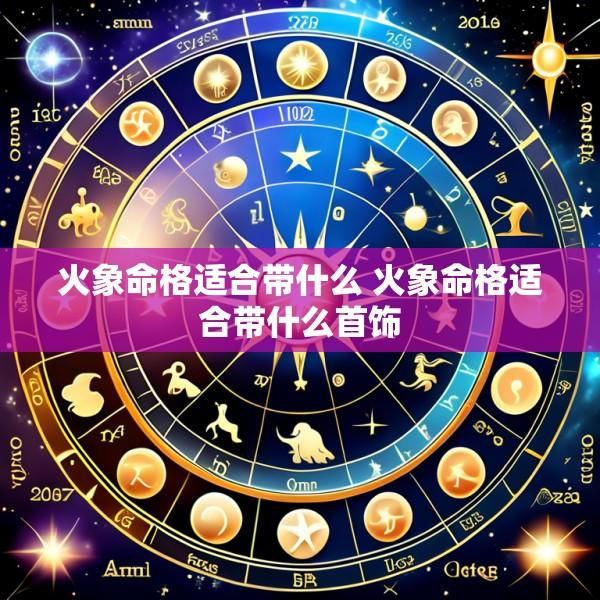 火象命格适合带什么 火象命格适合带什么首饰