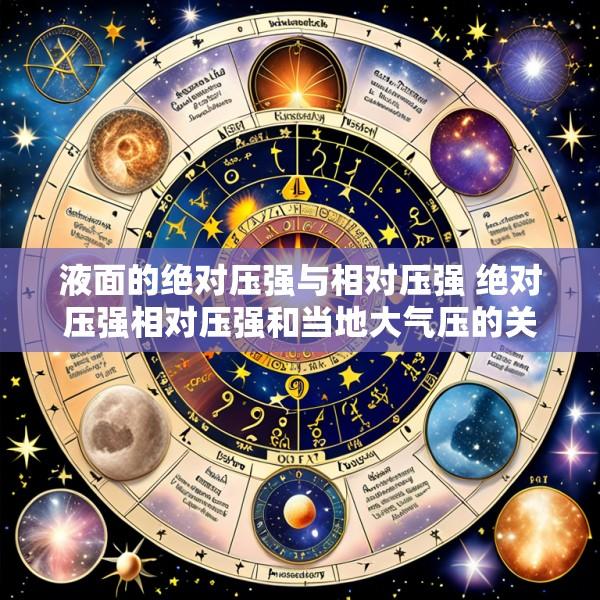 液面的绝对压强与相对压强 绝对压强相对压强和当地大气压的关系