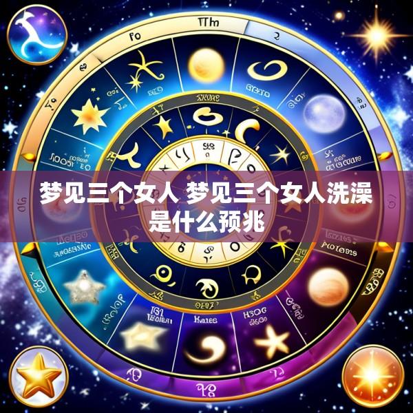 梦见三个女人 梦见三个女人洗澡是什么预兆