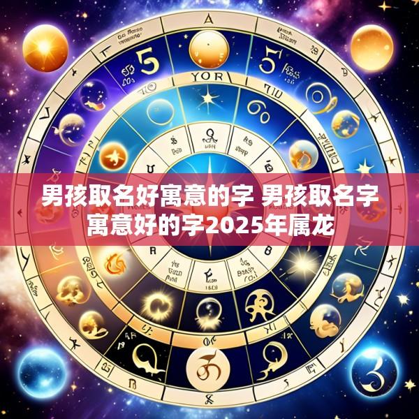 男孩取名好寓意的字 男孩取名字寓意好的字2025年属龙