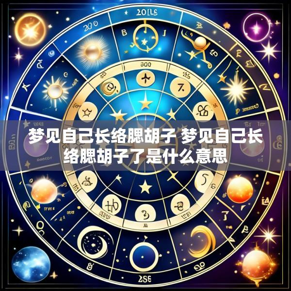 梦见自己长络腮胡子 梦见自己长络腮胡子了是什么意思