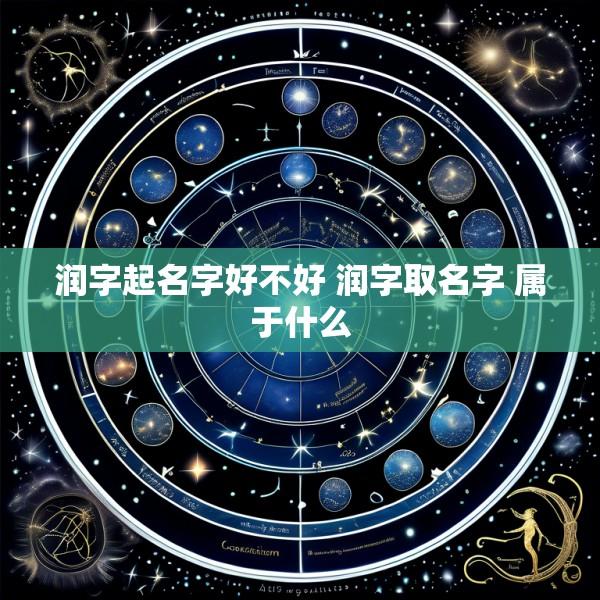 润字起名字好不好 润字取名字 属于什么