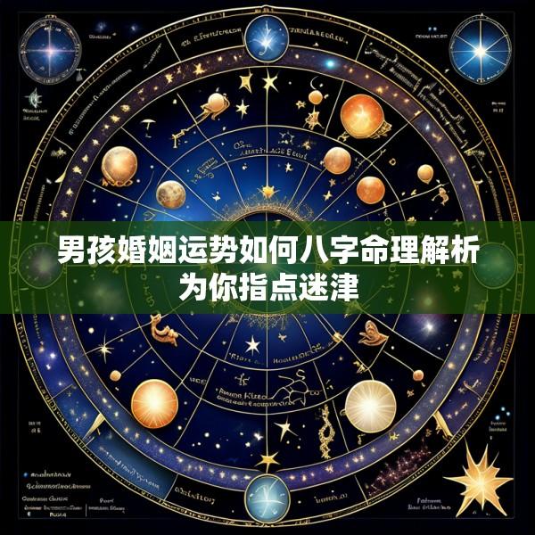 男孩婚姻运势如何八字命理解析为你指点迷津