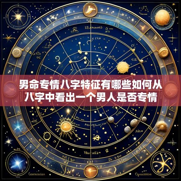 男命专情八字特征有哪些如何从八字中看出一个男人是否专情